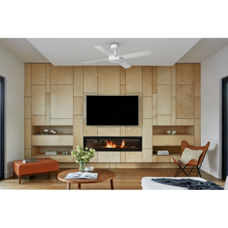 SAINT L LED Ventilatore  bianca