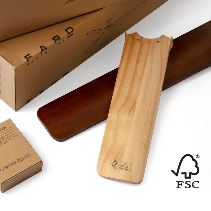 Ventilatore soffitto POROS L LED 132 cm