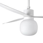 Ventilatore soffitto AMELIA BALL LED L 132 cm