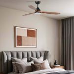 Ventilatore soffitto POROS L LED 132 cm