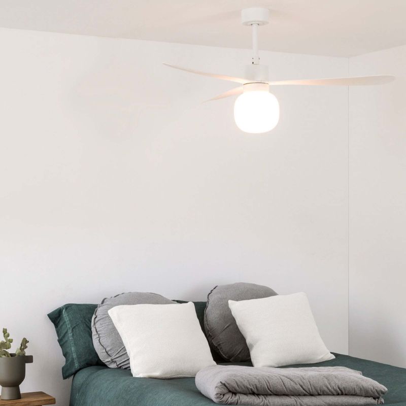 Ventilatore soffitto AMELIA BALL LED L 132 cm
