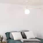 Ventilatore soffitto AMELIA BALL LED L 132 cm