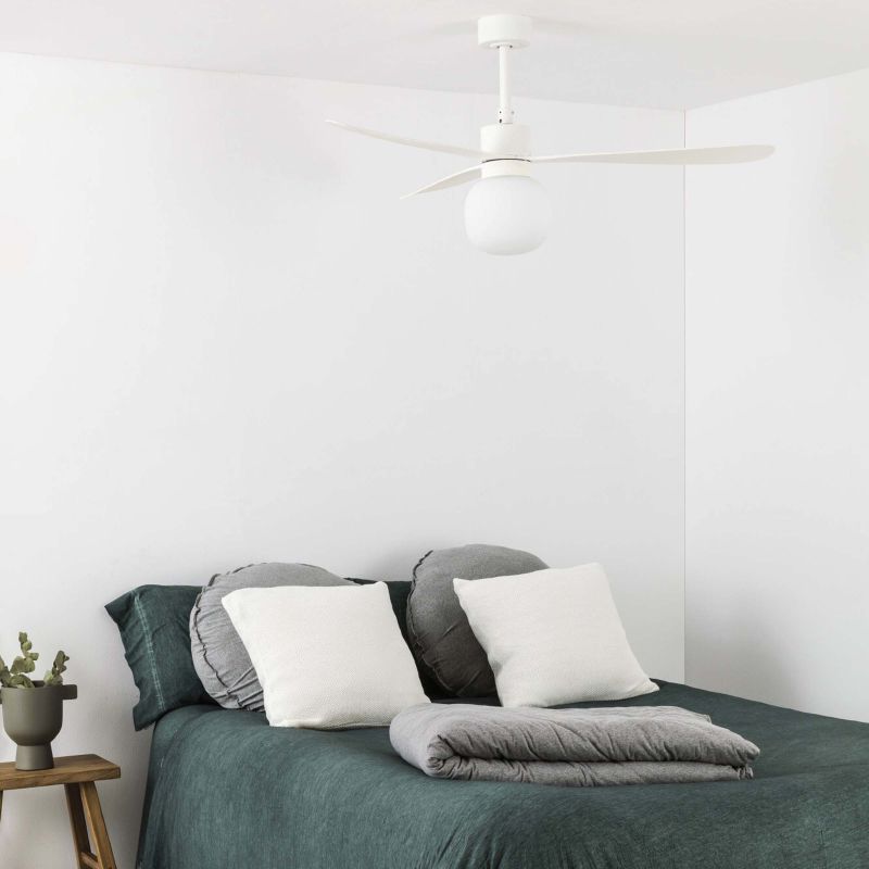 Ventilatore soffitto AMELIA BALL LED L 132 cm