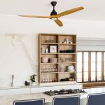 ALO L Ventilatore a soffitto con Luce 152 cm