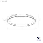Vivida Lifering Rotonda Plafoniera 78 Cm