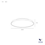 PINCO PLAFONIERA APPLIQUE 60 CM