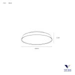 PINCO PLAFONIERA APPLIQUE 30 CM