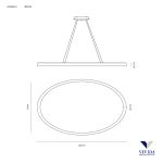 Vivida Lifering Ovale Sospensione 120 Cm