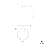 OLYMPIC SOSPENSIONE ORIZZONTALE 60 CM