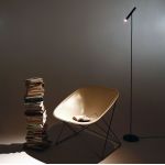 Vivida Ciak Lampada Terra Orientabile da lettura