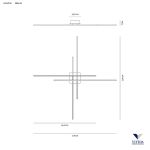 HASHTAG PLAFONIERA 120 CM