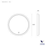 Vivida Lifering Specchio Rotonda 58 Cm