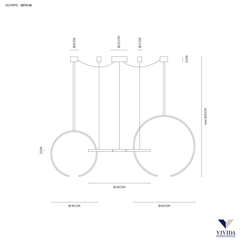OLYMPIC SOSPENSIONE 3 ANELLI