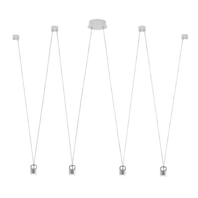 Vivida Bag lampada sospensione 4 Luci decentrata