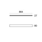 Linea Light Satori Plafoniera 86 cm