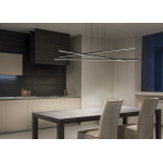 Linea Light Straight Sospensione 3 Barre 102 cm