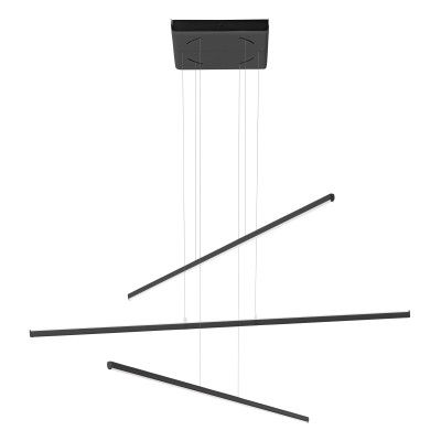 Linea Light Straight Sospensione 3 Barre 102 cm