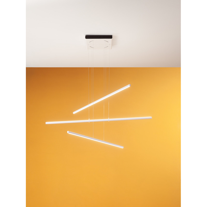 Linea Light Straight Sospensione 3 Barre 152 cm