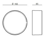 Linea Light Tara Mini Rotonda plafoniera faretto soffitto