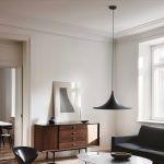 Linea Light Morgana Sospensione in metallo con cappello conico svasato 47 cm