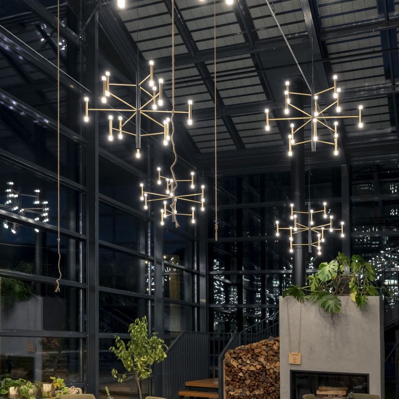 Linea Light Perla sospensione candeliere 12 luci