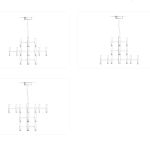 Linea Light Perla sospensione candeliere 12 luci