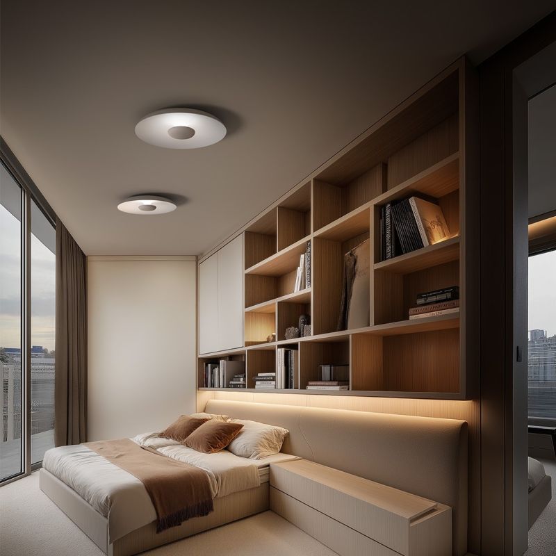 Linea Light Basin Plafoniera in metallo a luce riflessa indiretta