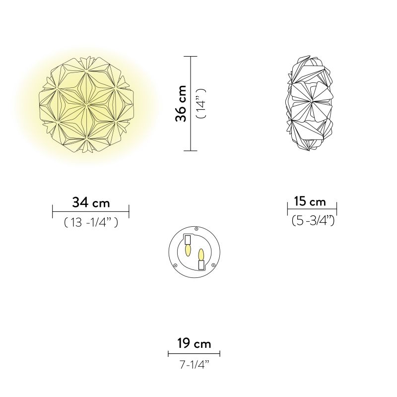 SLAMP C'est La Vie Plafoniera Mini