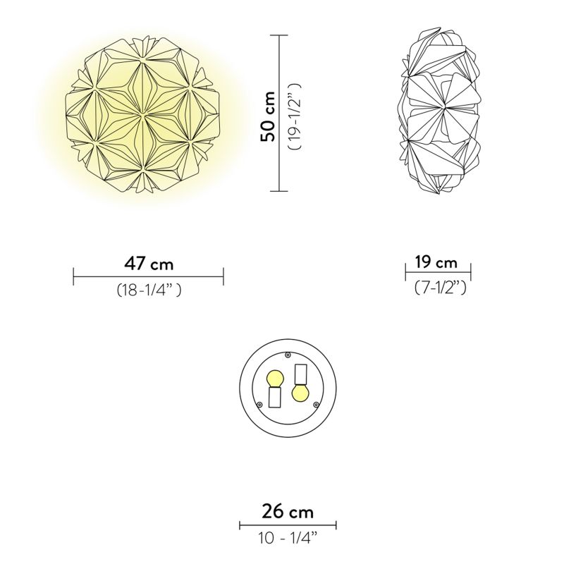 SLAMP C'est La Vie Plafoniera Medium