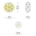 SLAMP C'est La Vie Plafoniera Medium