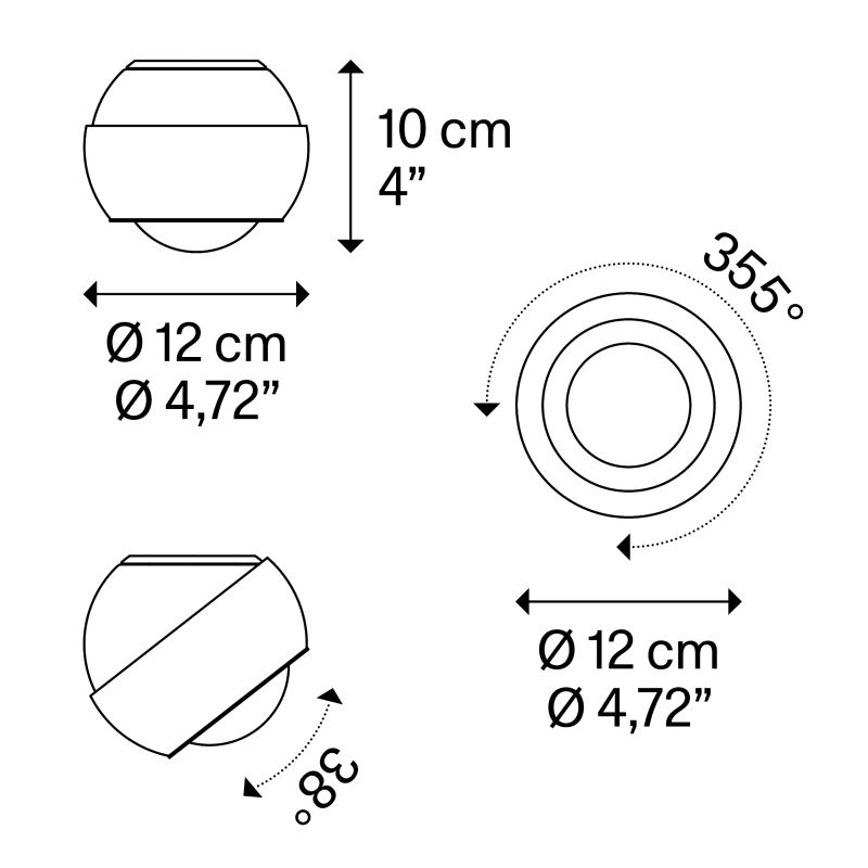 LODES Spider soffitto