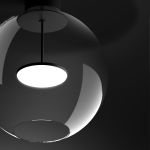 Linea Light Cristalbolla Plafoniera in vetro 24 cm