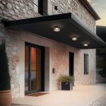 Linea Light Blank faretto soffitto o parete per esterni