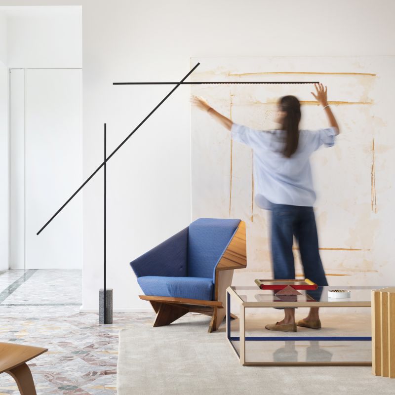 Nemo Flamingo lampada terra